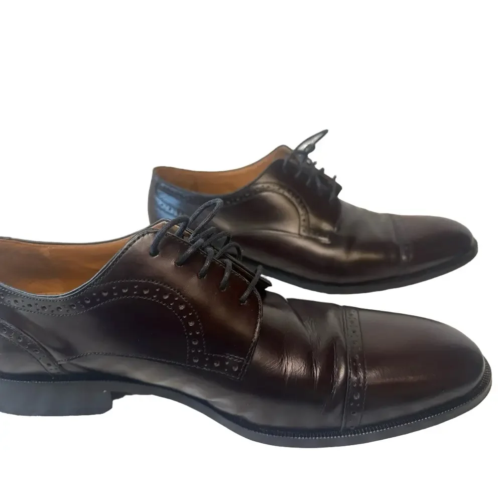 Johnson & Murphy Men's Classic Leather Dress Shoes   Size 11M  EA001